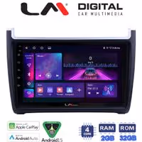 LM Digital - LM ZA4405 GPS Οθόνη OEM Multimedia Αυτοκινήτου για VW POLO 2014>2017 & CADDY 2015> (CarPlay/AndroidAuto/BT/GPS/WIFI/GPRS)