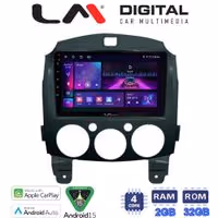 LM Digital - LM ZA4430 GPS Οθόνη OEM Multimedia Αυτοκινήτου για MAZDA 2 2007>2014 (CarPlay/AndroidAuto/BT/GPS/WIFI/GPRS)