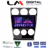 LM Digital - LM ZA4436 GPS Οθόνη OEM Multimedia Αυτοκινήτου για MAZDA 6 facelift 2005>2008  (CarPlay/AndroidAuto/BT/GPS/WIFI/GPRS)
