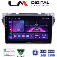 LM Digital - LM ZA4449 GPS Οθόνη OEM Multimedia Αυτοκινήτου για Suzuki Alto 2009>2016 (CarPlay/AndroidAuto/BT/GPS/WIFI/GPRS)
