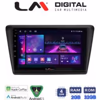 LM Digital - LM ZA4487 GPS Οθόνη OEM Multimedia Αυτοκινήτου για Skoda Rapid 2013-2017 (CarPlay/AndroidAuto/BT/GPS/WIFI/GPRS)