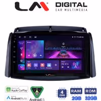 LM Digital - LM ZA4498 GPS Οθόνη OEM Multimedia Αυτοκινήτου για Renault Koleos 2006>2017 (CarPlay/AndroidAuto/BT/GPS/WIFI/GPRS)