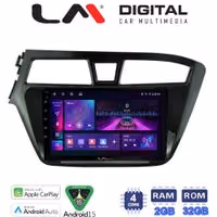 LM Digital - LM ZA4517 GPS Οθόνη OEM Multimedia Αυτοκινήτου για Hyundai i20 2015> (CarPlay/AndroidAuto/BT/GPS/WIFI/GPRS)