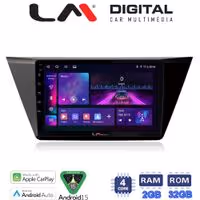 LM Digital - LM ZA4522 GPS Οθόνη OEM Multimedia Αυτοκινήτου για VW TOURAN 2016> (CarPlay/AndroidAuto/BT/GPS/WIFI/GPRS)
