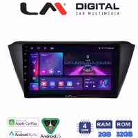 LM Digital - LM ZA4541 GPS Οθόνη OEM Multimedia Αυτοκινήτου για SKODA FABIA 2015> (CarPlay/AndroidAuto/BT/GPS/WIFI/GPRS)