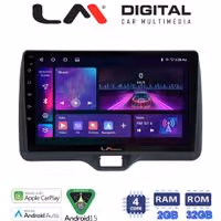 LM Digital - LM ZA4554H GPS Οθόνη OEM Multimedia Αυτοκινήτου για Toyota Yaris 2020 > 2023 (CarPlay/AndroidAuto/BT/GPS/WIFI/GPRS)