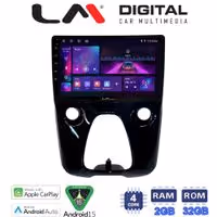 LM Digital - LM ZA4564 GPS Οθόνη OEM Multimedia Αυτοκινήτου για Aygo & C1 & 107 14> (CarPlay/AndroidAuto/BT/GPS/WIFI/GPRS)