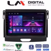 LM Digital - LM ZA4574 GPS Οθόνη OEM Multimedia Αυτοκινήτου για Ford Ranger 2015 > 2020 (CarPlay/AndroidAuto/BT/GPS/WIFI/GPRS)