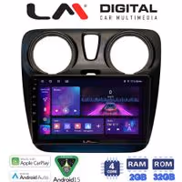 LM Digital - LM ZA4657 GPS Οθόνη OEM Multimedia Αυτοκινήτου για Dacia Dokker 2012 > (CarPlay/AndroidAuto/BT/GPS/WIFI/GPRS)