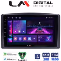 LM Digital - LM ZA4665 GPS Οθόνη OEM Multimedia Αυτοκινήτου για Mercedes Vito 2015 > (CarPlay/AndroidAuto/BT/GPS/WIFI/GPRS)