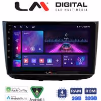 LM Digital - LM ZA4667 GPS Οθόνη OEM Multimedia Αυτοκινήτου για Mercedes Vito 2003 > 2015 (CarPlay/AndroidAuto/BT/GPS/WIFI/GPRS)
