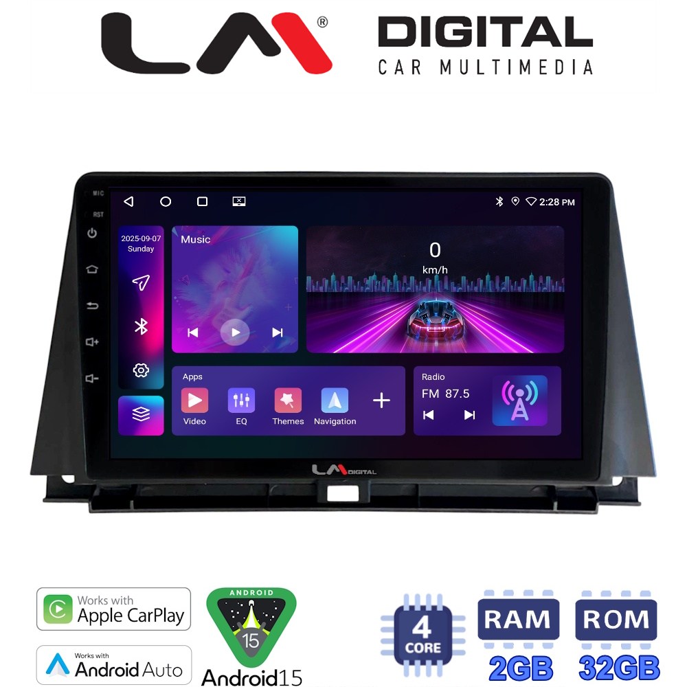 LM Digital - LM ZA4702 GPS Οθόνη OEM Multimedia Αυτοκινήτου για Lexus NX 2014 > 2016 (CarPlay/AndroidAuto/BT/GPS/WIFI/GPRS)