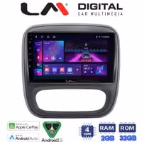 LM Digital - LM ZA4706 GPS Οθόνη OEM Multimedia Αυτοκινήτου για Opel Vivaro 2014 > 2020Renault Traffic 2014 > 2020Nissan NV300 2014 > 2020Fiat Talento 2014 > 2020Δείτε τί φίσα έχει το αυτοκίνητο πριν την αγορά της οθόνης. (CarPlay/AndroidA