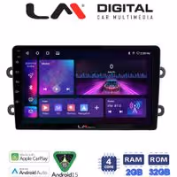 LM Digital - LM ZA4708 GPS Οθόνη OEM Multimedia Αυτοκινήτου για DACIA DUSTER – LOGAN - SUNDERO 2013 > 2018 (CarPlay/AndroidAuto/BT/GPS/WIFI/GPRS)
