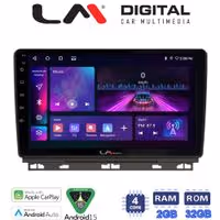 LM Digital - LM ZA4718 GPS Οθόνη OEM Multimedia Αυτοκινήτου για Renault Clio 2020 (CarPlay/AndroidAuto/BT/GPS/WIFI/GPRS)