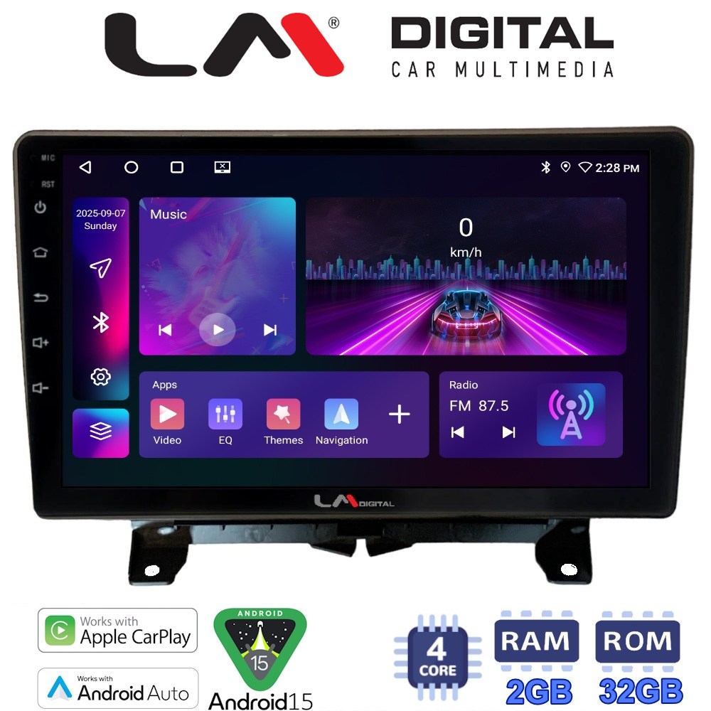 LM Digital - LM ZA4723 GPS Οθόνη OEM Multimedia Αυτοκινήτου για Land Rover - Range Rover Sport 2005 > 2014 (CarPlay/AndroidAuto/BT/GPS/WIFI/GPRS)