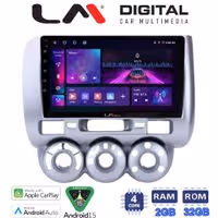 LM Digital - LM ZA4730 GPS Οθόνη OEM Multimedia Αυτοκινήτου για HONDA JAZZ 2002>2009 (CarPlay/AndroidAuto/BT/GPS/WIFI/GPRS)