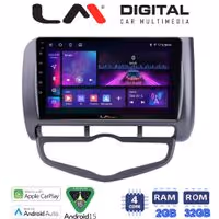 LM Digital - LM ZA4731 GPS Οθόνη OEM Multimedia Αυτοκινήτου για Honda Jazz 2003 - 2008 (CarPlay/AndroidAuto/BT/GPS/WIFI/GPRS)