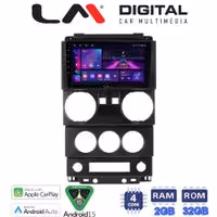 LM Digital - LM ZA4748 GPS Οθόνη OEM Multimedia Αυτοκινήτου για JEEP WRANGLER 2007 > 2011 (CarPlay/AndroidAuto/BT/GPS/WIFI/GPRS)