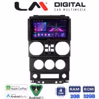 LM Digital - LM ZA4748B GPS Οθόνη OEM Multimedia Αυτοκινήτου για JEEP WRANGLER 2007 > 2011 (CarPlay/AndroidAuto/BT/GPS/WIFI/GPRS)