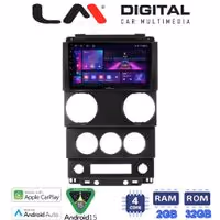 LM Digital - LM ZA4748C GPS Οθόνη OEM Multimedia Αυτοκινήτου για Jeep Wrangler 2007 > 2011 (CarPlay/AndroidAuto/BT/GPS/WIFI/GPRS)