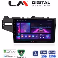 LM Digital - LM ZA4760 GPS Οθόνη OEM Multimedia Αυτοκινήτου για HONDA JAZZ 2013> (CarPlay/AndroidAuto/BT/GPS/WIFI/GPRS)