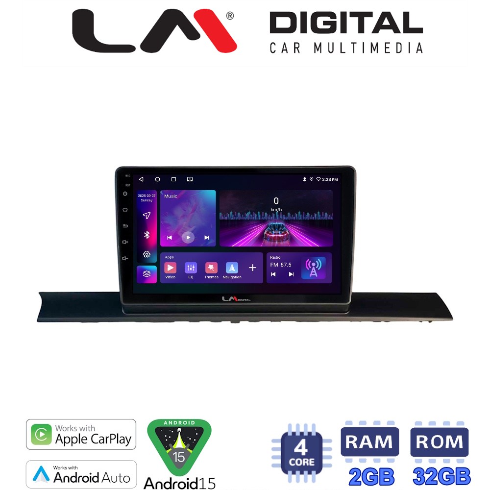 LM Digital - LM ZA4920 GPS Οθόνη OEM Multimedia Αυτοκινήτου για AUDI A4/A5 2016 > 2021 (CarPlay/AndroidAuto/BT/GPS/WIFI/GPRS)