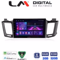 LM Digital - LM ZA4947 GPS Οθόνη OEM Multimedia Αυτοκινήτου για TOYOTA RAV 4  2013 > 2020 (CarPlay/AndroidAuto/BT/GPS/WIFI/GPRS)