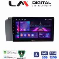 LM Digital - LM ZA4957 GPS Οθόνη OEM Multimedia Αυτοκινήτου για VOLVO V70-S60- XC70 2004 > 2007 (CarPlay/AndroidAuto/BT/GPS/WIFI/GPRS)