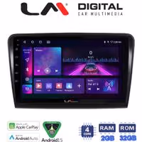 LM Digital - LM ZA4982 GPS Οθόνη OEM Multimedia Αυτοκινήτου για SK SUPERB 2008>2015 (CarPlay/AndroidAuto/BT/GPS/WIFI/GPRS)