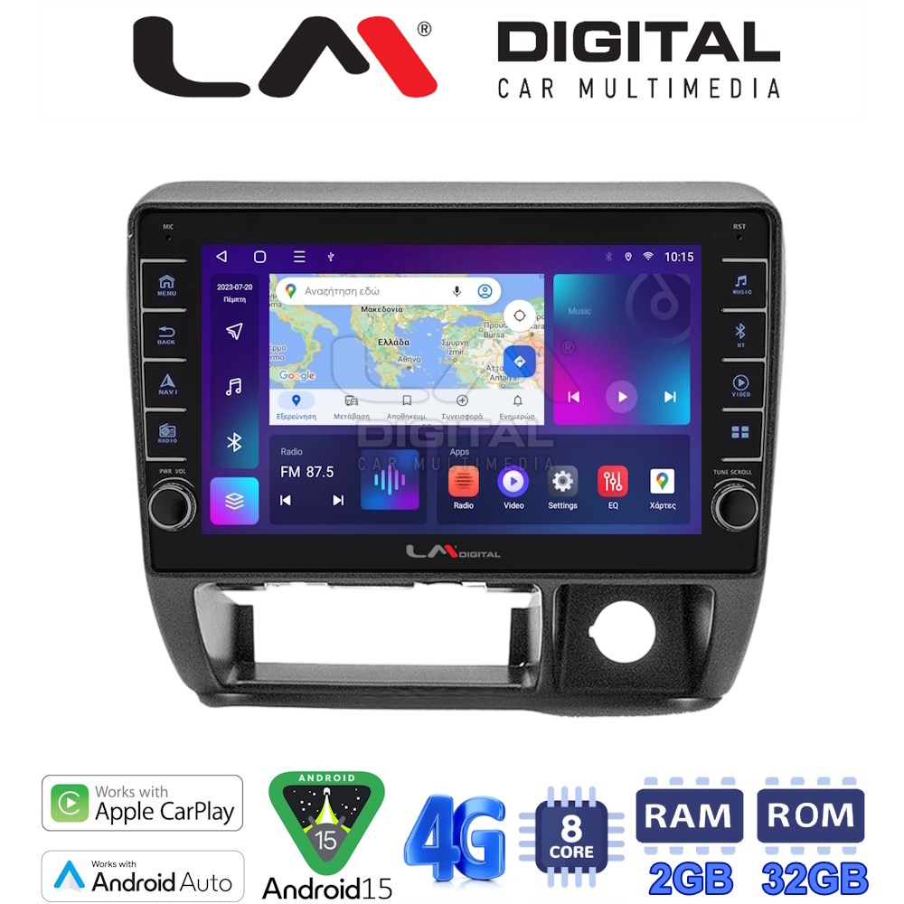 LM Digital - LM ZG8185 GPS Οθόνη OEM Multimedia Αυτοκινήτου για Suzuki Jimny 1998 > 2005 (CarPlay/AndroidAuto/BT/GPS/WIFI/GPRS)