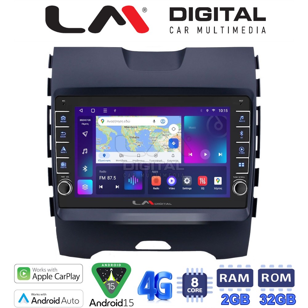 LM Digital - LM ZG8248 GPS Οθόνη OEM Multimedia Αυτοκινήτου για Ford Edge 2016 > (CarPlay/AndroidAuto/BT/GPS/WIFI/GPRS)