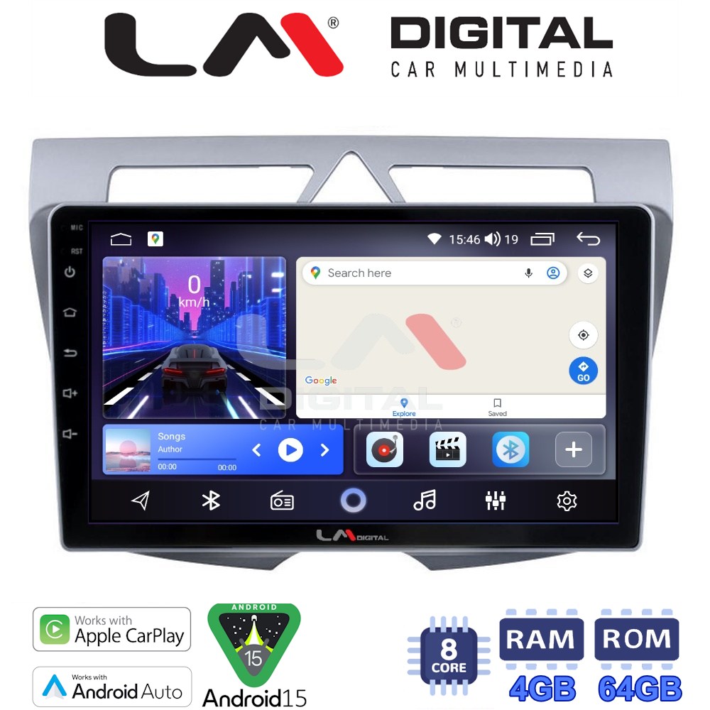 LM Digital - LM ZK8011 GPS Οθόνη OEM Multimedia Αυτοκινήτου για Kia Picanto 2008-2011 (CarPlay/AndroidAuto/BT/GPS/WIFI)