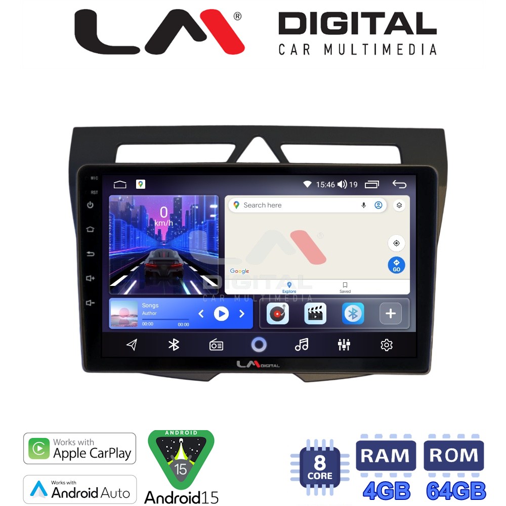 LM Digital - LM ZK8011B GPS Οθόνη OEM Multimedia Αυτοκινήτου για Kia Picanto 2008 > 2011 (CarPlay/AndroidAuto/BT/GPS/WIFI)