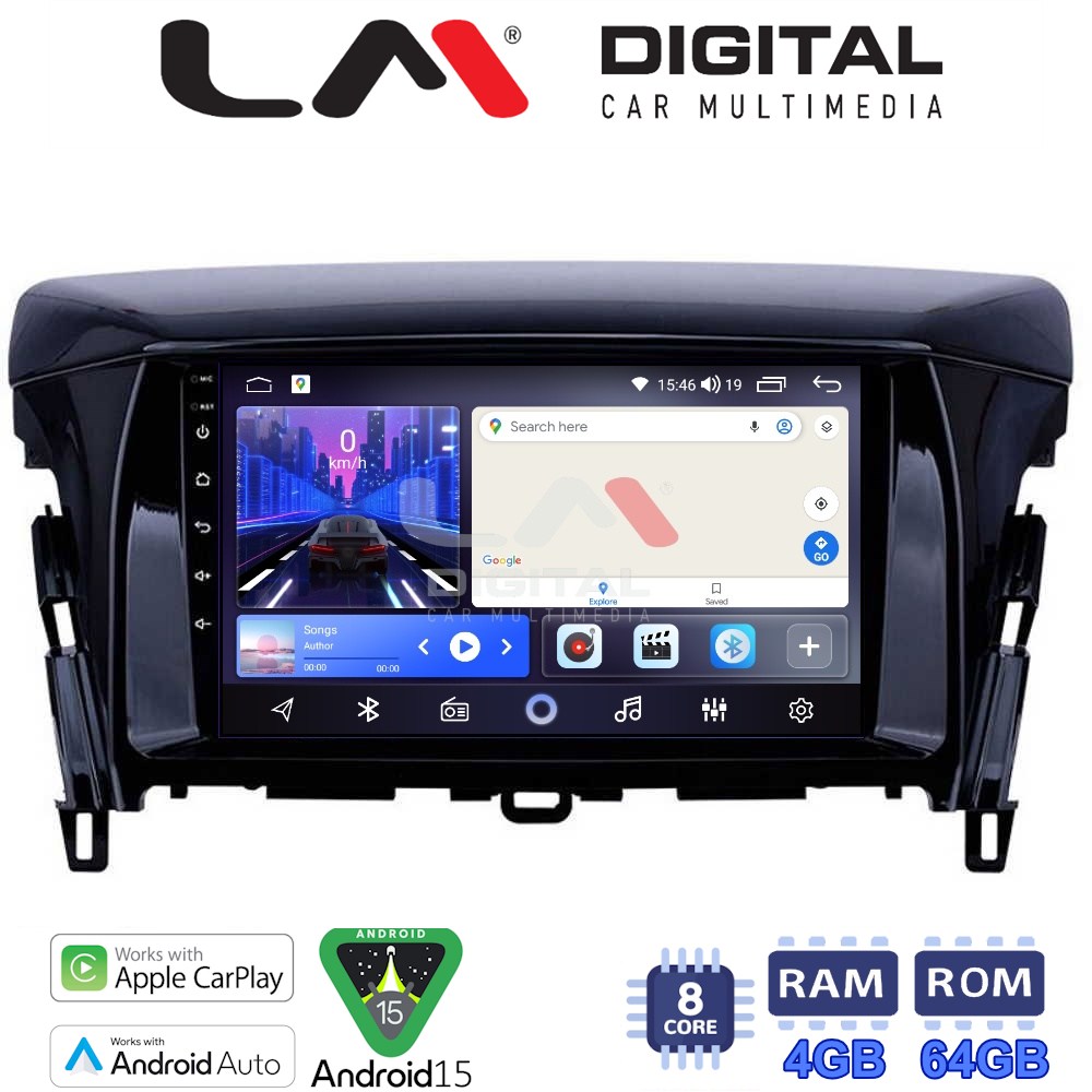 LM Digital - LM ZK8030 GPS Οθόνη OEM Multimedia Αυτοκινήτου για MITSUBISHI ECLIPSE CROSS 2018> (CarPlay/AndroidAuto/BT/GPS/WIFI)