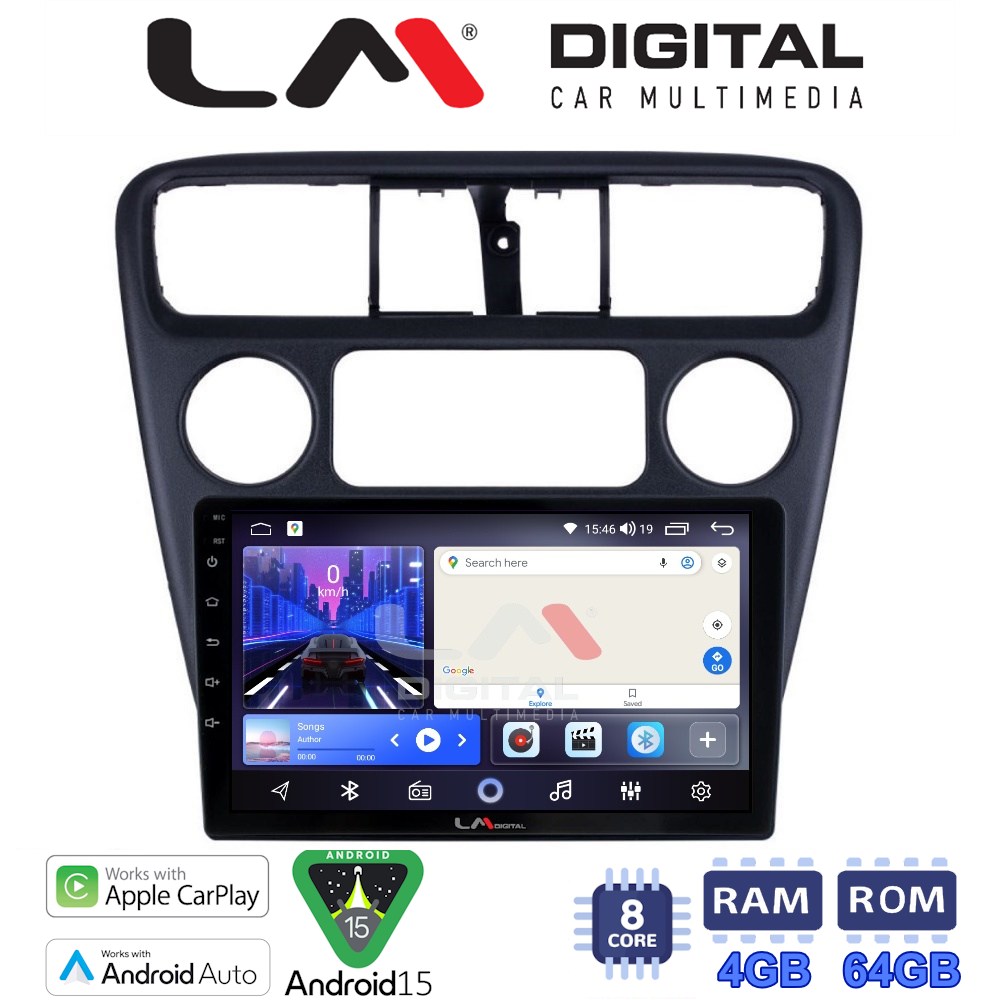 LM Digital - LM ZK8082 GPS Οθόνη OEM Multimedia Αυτοκινήτου για Honda Accord Coupe 1998>2004    (CarPlay/AndroidAuto/BT/GPS/WIFI)