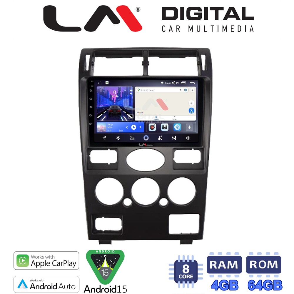LM Digital - LM ZK8105 GPS Οθόνη OEM Multimedia Αυτοκινήτου για Ford Mondeo 2003 > 2006 (CarPlay/AndroidAuto/BT/GPS/WIFI)