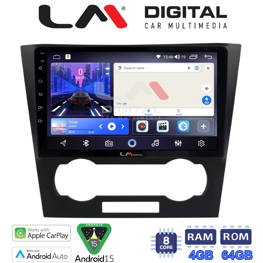 LM Digital - LM ZK8110 GPS Οθόνη OEM Multimedia Αυτοκινήτου για Chevrolet Epica 2006 > 2012 (CarPlay/AndroidAuto/BT/GPS/WIFI)