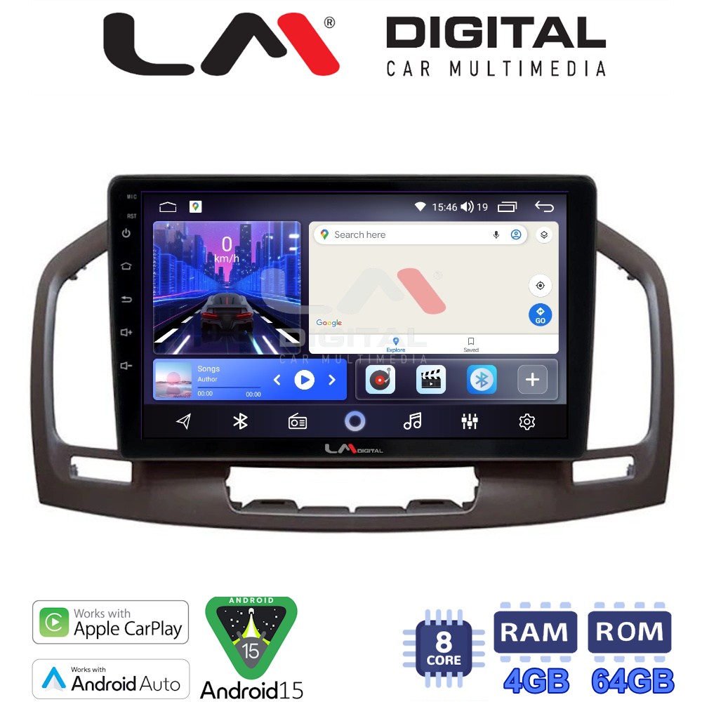 LM Digital - LM ZK8114C GPS Οθόνη OEM Multimedia Αυτοκινήτου για 0 (CarPlay/AndroidAuto/BT/GPS/WIFI)