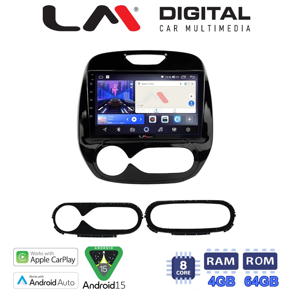 LM Digital - LM ZK8155 GPS Οθόνη OEM Multimedia Αυτοκινήτου για RENAULT CAPTURE 2013>  (CarPlay/AndroidAuto/BT/GPS/WIFI)
