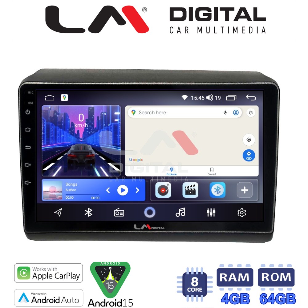 LM Digital - LM ZK8194 GPS Οθόνη OEM Multimedia Αυτοκινήτου για Fiat Ducato - Citroen Jumper - Peugeot Partner 2012>
Μόνο αν έχει εργοστασιακό μηχάνημα (CarPlay/AndroidAuto/BT/GPS/WIFI)