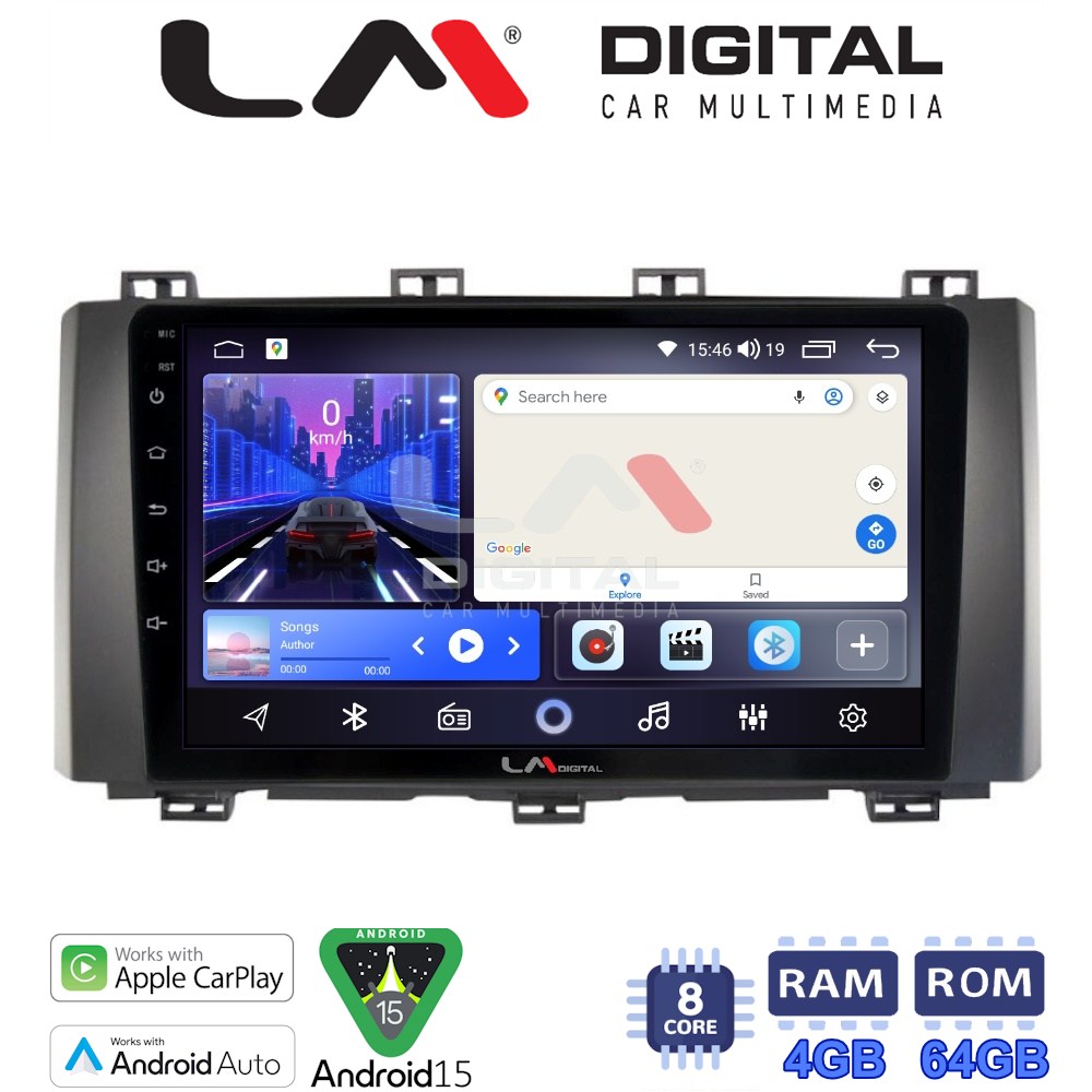 LM Digital - LM ZK8218 GPS Οθόνη OEM Multimedia Αυτοκινήτου για Seat Ateca 2016 (CarPlay/AndroidAuto/BT/GPS/WIFI)