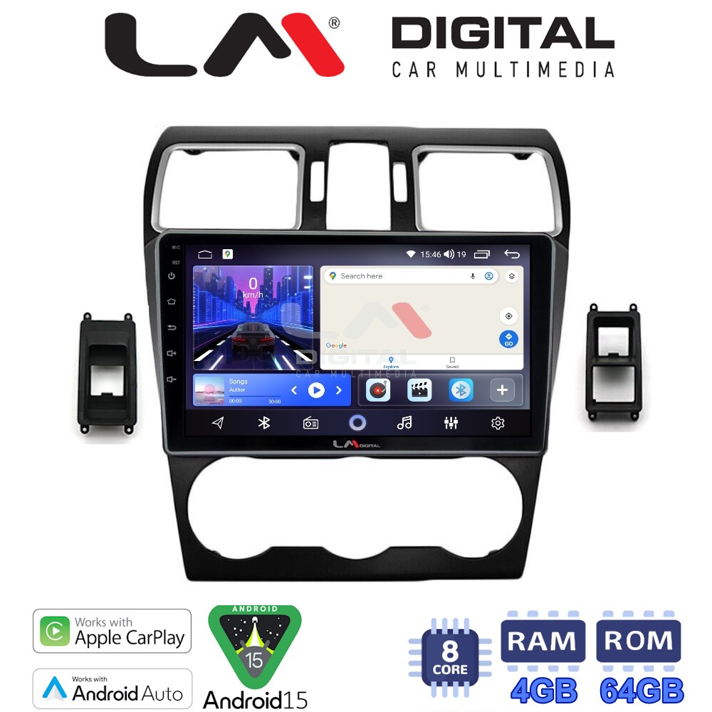 LM Digital - LM ZK8262B GPS Οθόνη OEM Multimedia Αυτοκινήτου για Subaru Impreza - Forester 2013 > (CarPlay/AndroidAuto/BT/GPS/WIFI)