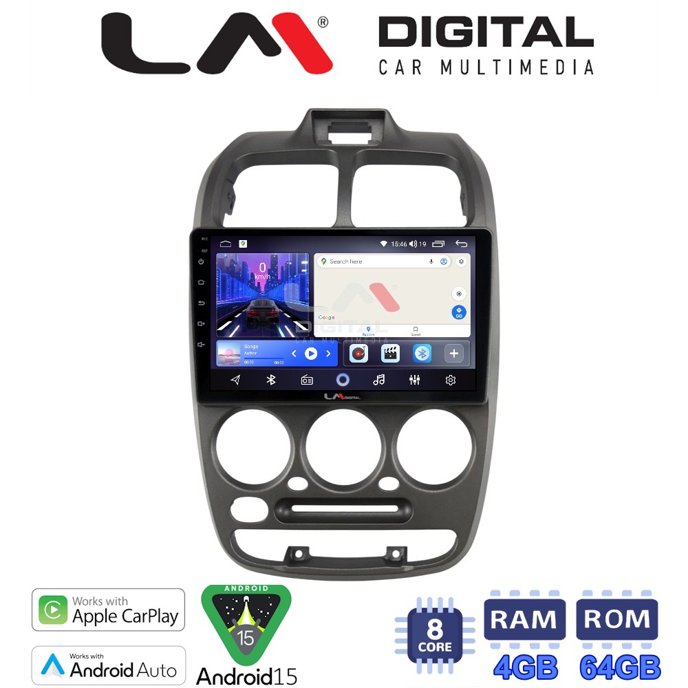 LM Digital - LM ZK8267 GPS Οθόνη OEM Multimedia Αυτοκινήτου για Hyundai Accent 1999 > 2004 (CarPlay/AndroidAuto/BT/GPS/WIFI)