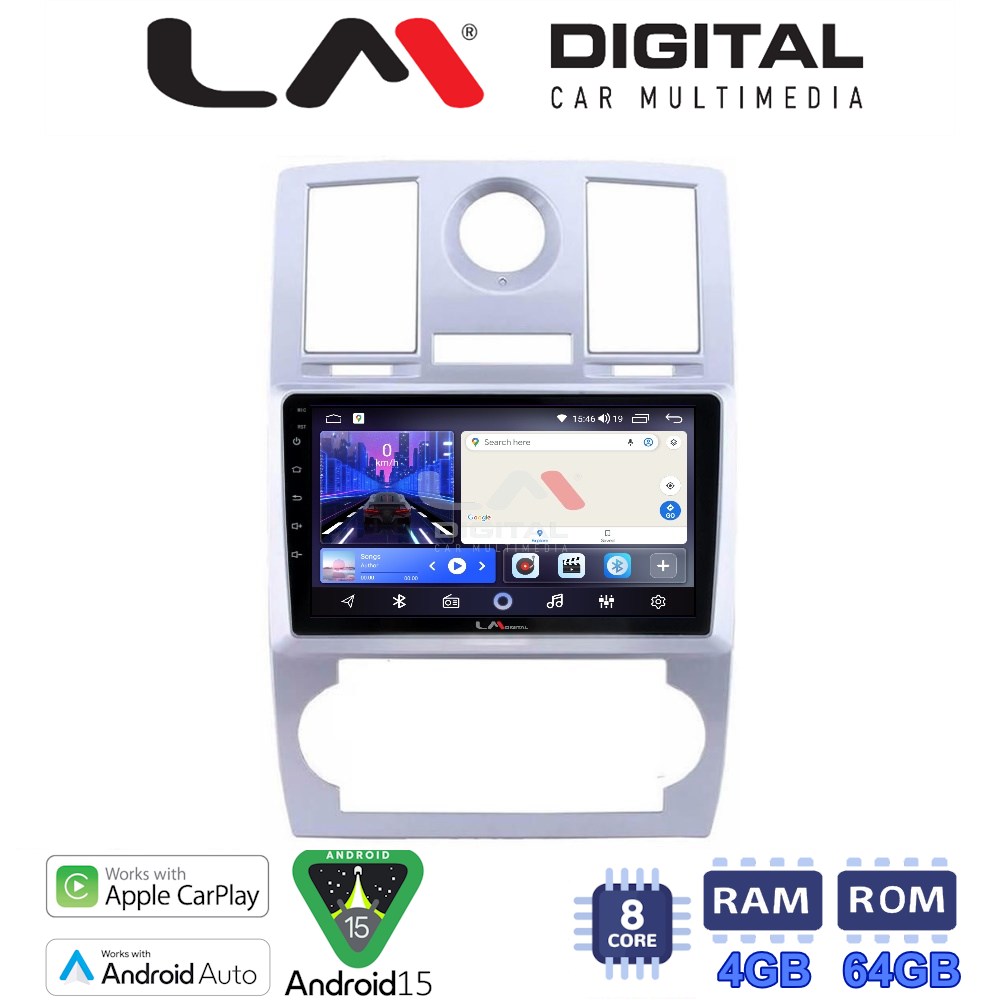 LM Digital - LM ZK8285 GPS Οθόνη OEM Multimedia Αυτοκινήτου για CHRYSLER 300C 2005 > 2010 (CarPlay/AndroidAuto/BT/GPS/WIFI)