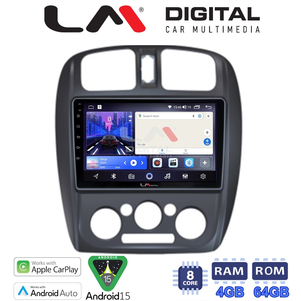 LM Digital - LM ZK8325 GPS Οθόνη OEM Multimedia Αυτοκινήτου για MAZDA 323 1999>2004 (CarPlay/AndroidAuto/BT/GPS/WIFI)
