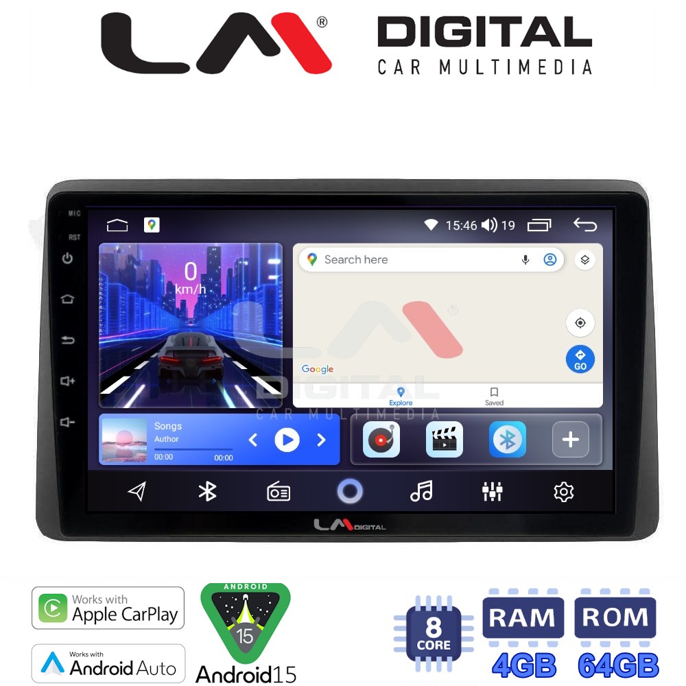 LM Digital - LM ZK8355 GPS Οθόνη OEM Multimedia Αυτοκινήτου για Nissan Juke 2021 > (CarPlay/AndroidAuto/BT/GPS/WIFI)