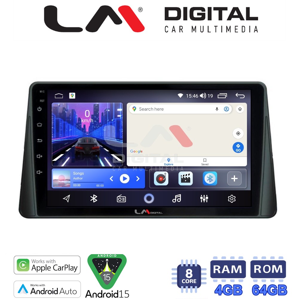 LM Digital - LM ZK8357 GPS Οθόνη OEM Multimedia Αυτοκινήτου για FORD  FOCUS 2019> (CarPlay/AndroidAuto/BT/GPS/WIFI)