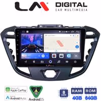 LM Digital - LM ZK8366 GPS Οθόνη OEM Multimedia Αυτοκινήτου για TRANSIT CUSTOM - TOURNEO CUSTOM 2013> (CarPlay/AndroidAuto/BT/GPS/WIFI)