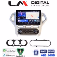 LM Digital - LM ZK8367S GPS Οθόνη OEM Multimedia Αυτοκινήτου για Ford Mondeo 2007 > 2010 (CarPlay/AndroidAuto/BT/GPS/WIFI)